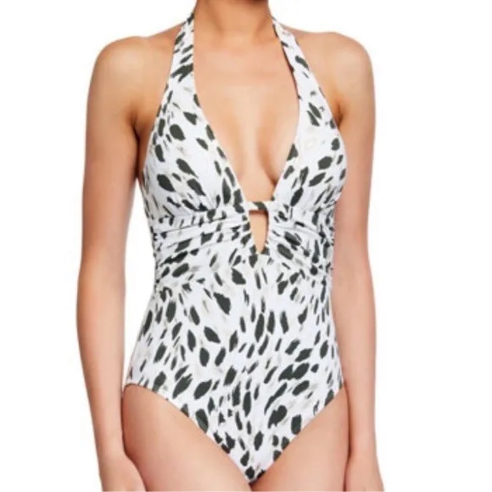 La Blanca Black and White One Piece Swimsuit